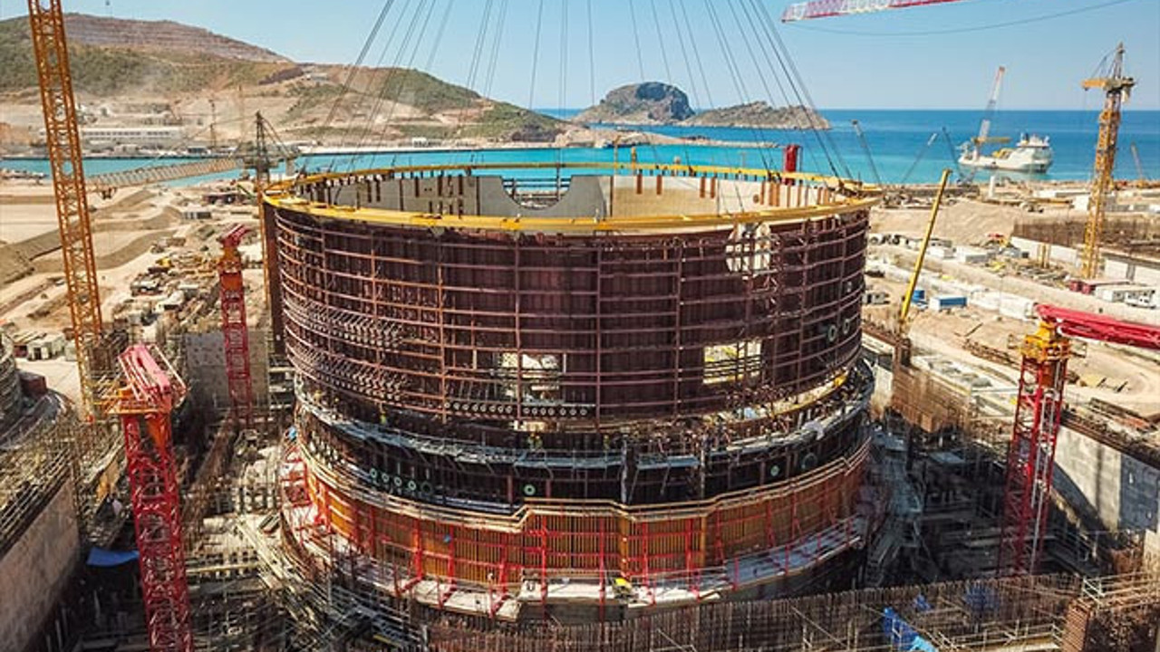Akkuyu Nükleer Güç Santrali'nde üçüncü katman kuruldu