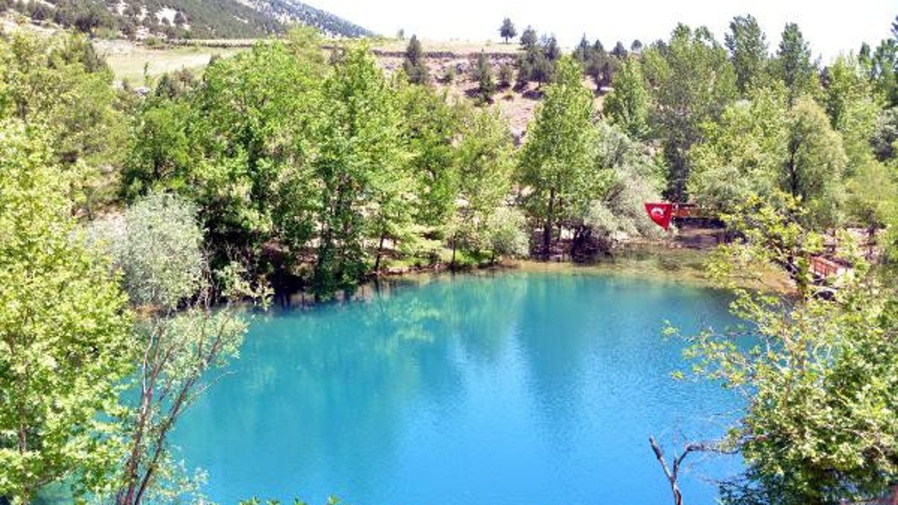 Kahramanmaraş'ın gizemli cenneti Yeşilgöz'e yoğun ilgi