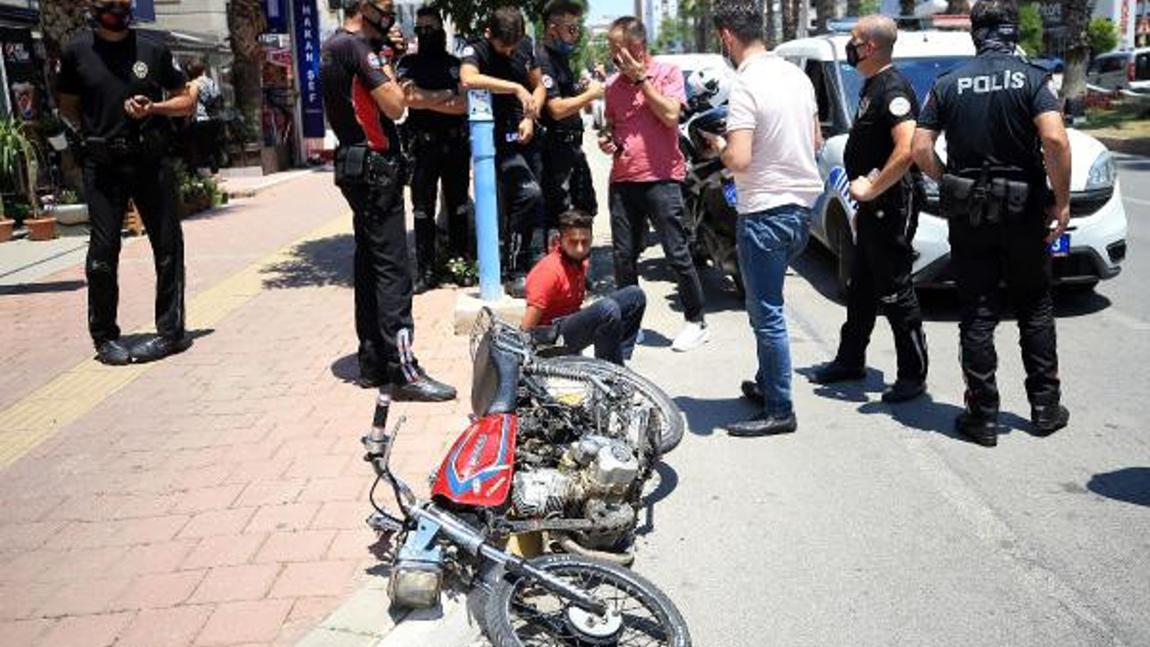 13 yaşındaki çocuk kaza yapınca yakalandı 170 suç kaydı çıktı