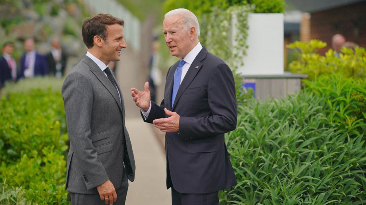 G7 Zirvesinde Biden’dan Macron’la birlikte ağır mesaj