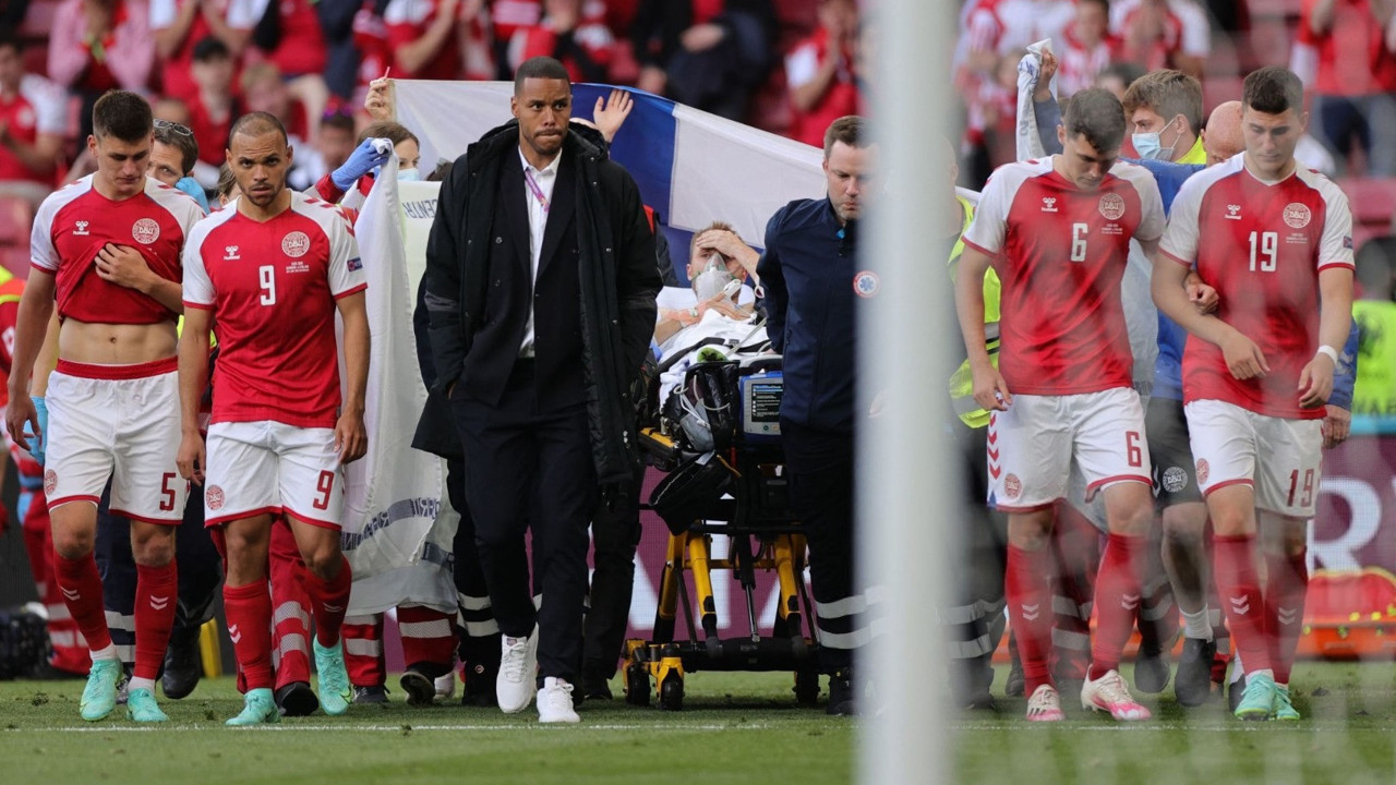 İşte Christian Eriksen'in kendine geldiği ilk an