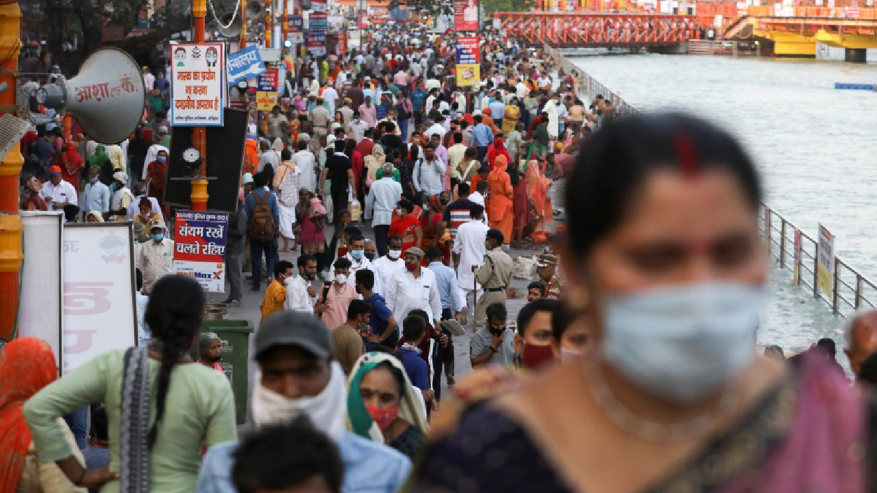 Hindistan'da 1 Nisan'dan bu yana en düşük vaka sayısı