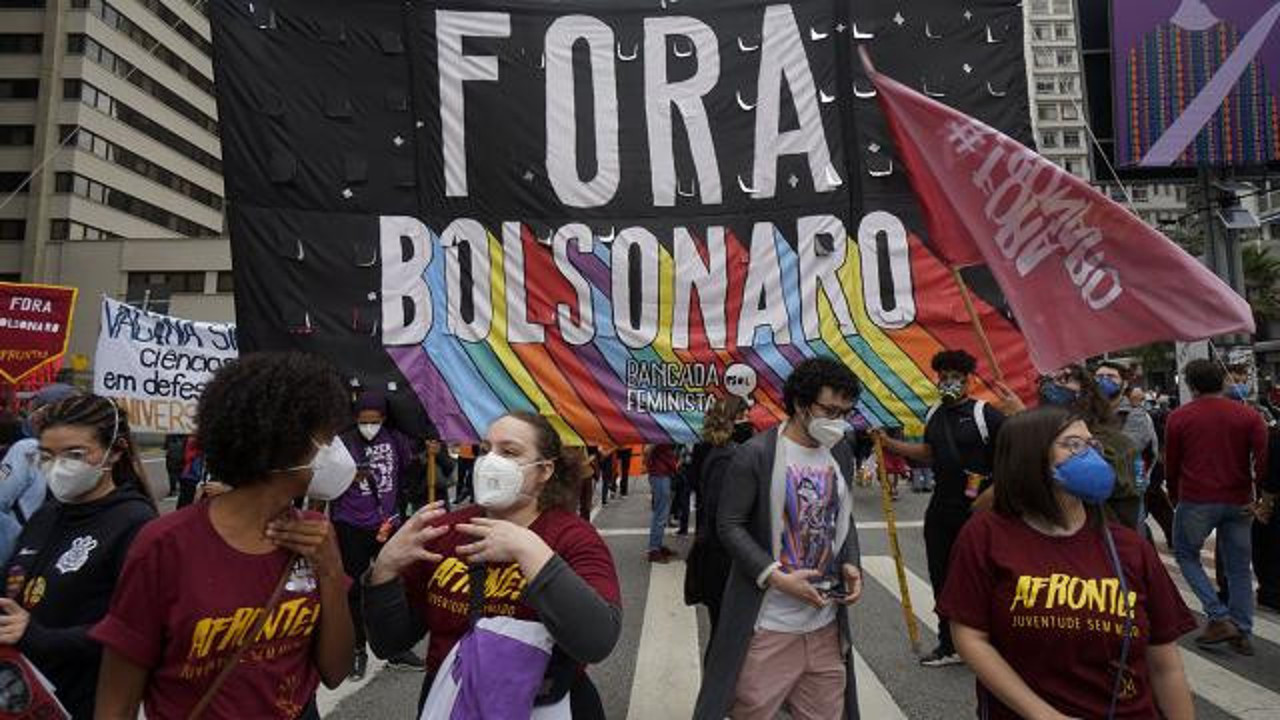 Brezilya'da Bolsonaro karşıtı gösteri