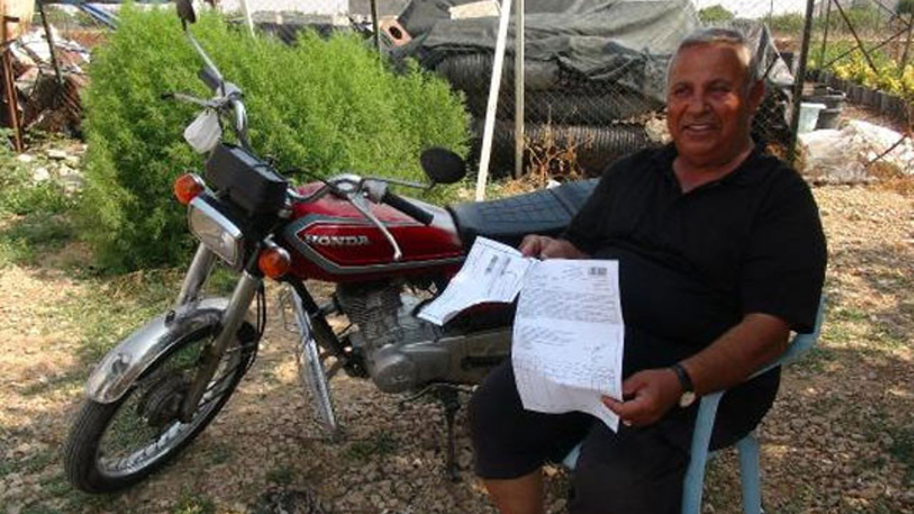 Hiç gitmediği İstanbul’dan motosikletle kaçak geçiş cezası geldi