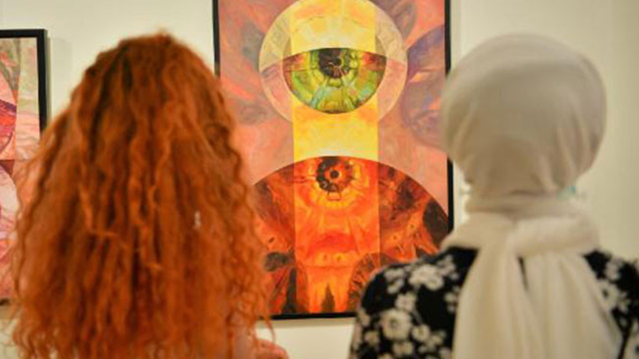 Namevcut sergisi sanatseverlerle buluştu