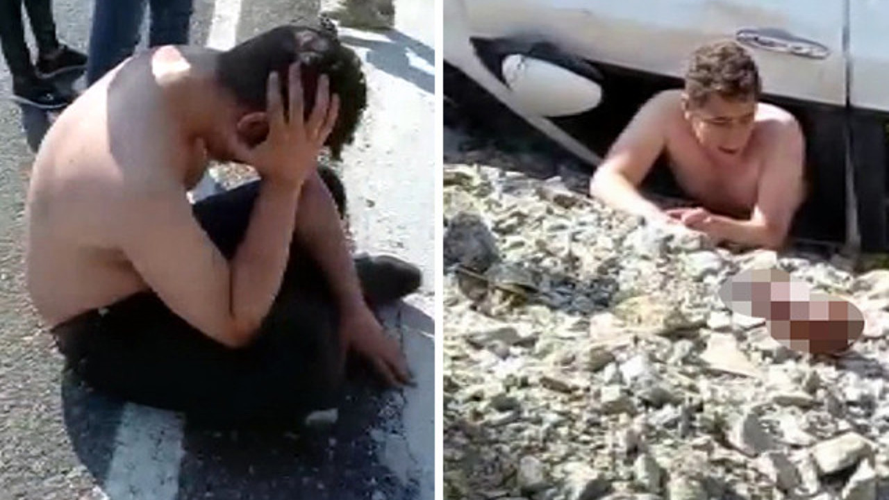 Takla atan otomobilin sürücüsü: Bir sigara verin, gözünüzü seveyim