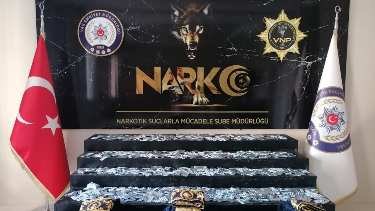 Van'da 23 bin uyuşturucu hap ele geçirildi