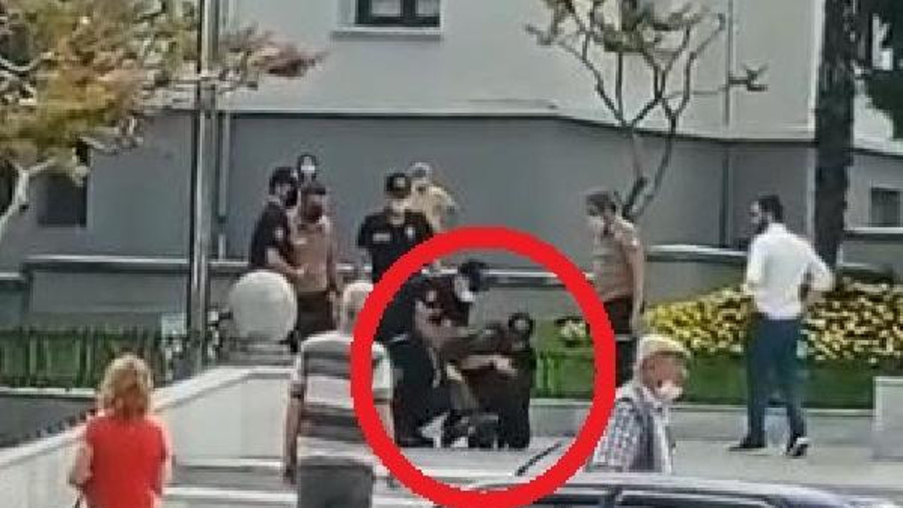 Atatürk heykeline çekiçle saldırdı. Çevik kuvvet etkisiz hale getirdi