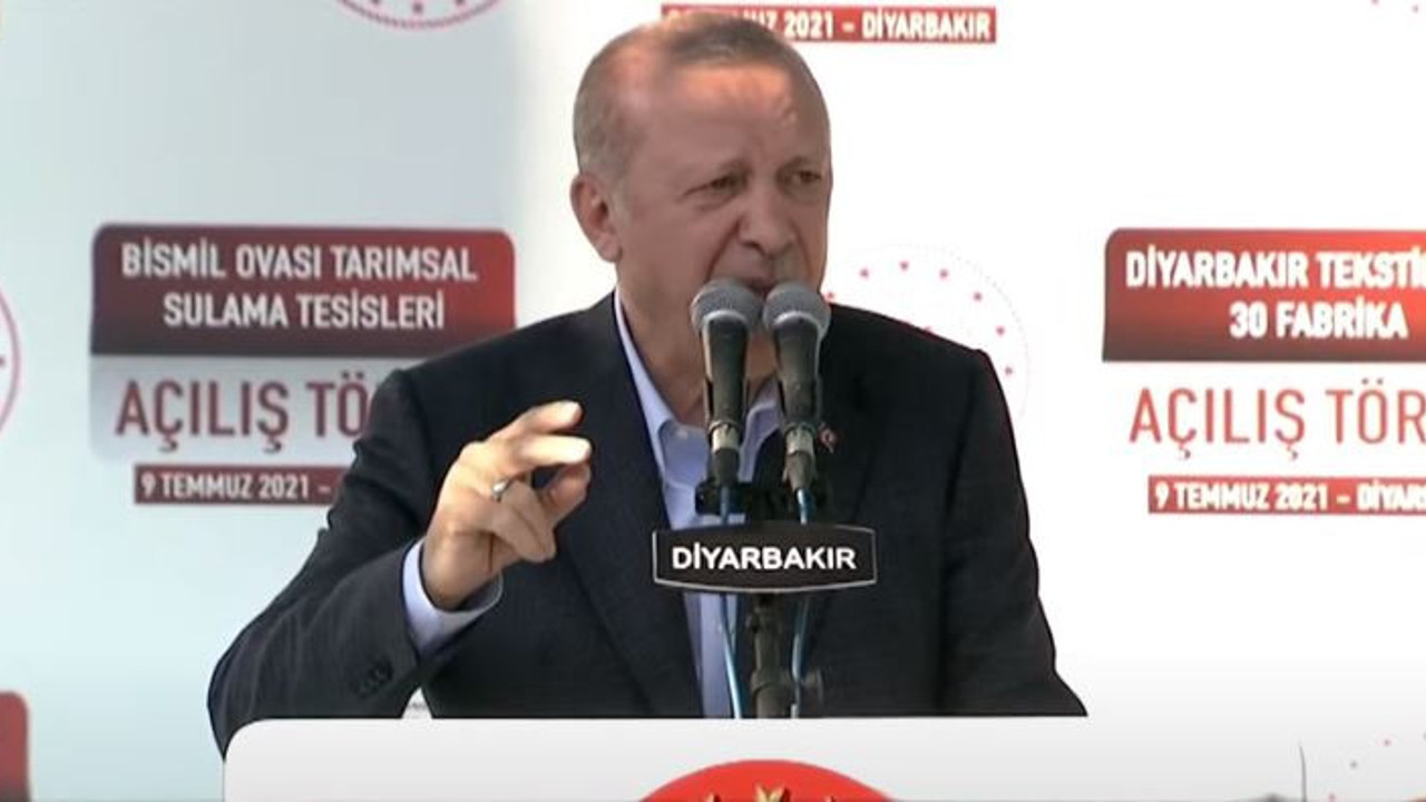 MHP bu işe ne diyecek. Erdoğan: Diyarbakır'da 2005’te ne dediysek aynı yerde olacağız.