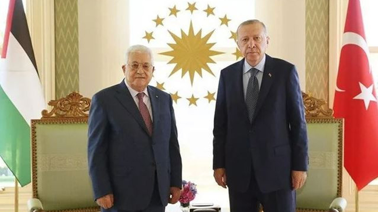 Erdoğan ile Filistin Devlet Başkanı Abbas görüştü
