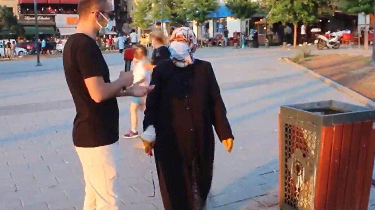 Çöpten geçimini sağlayan kadın iktidara laf ettirmedi