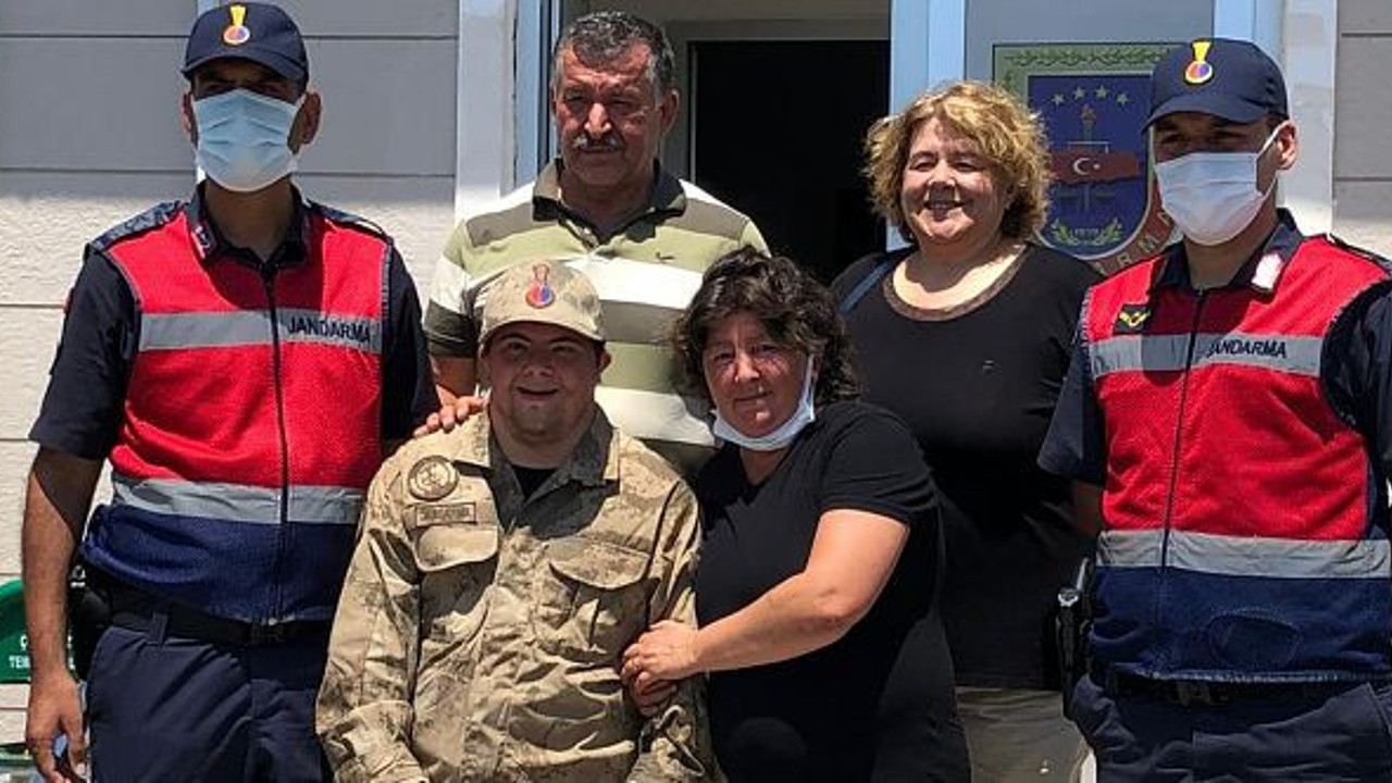 Down sendromlu gencin üniforma hayali gerçek oldu