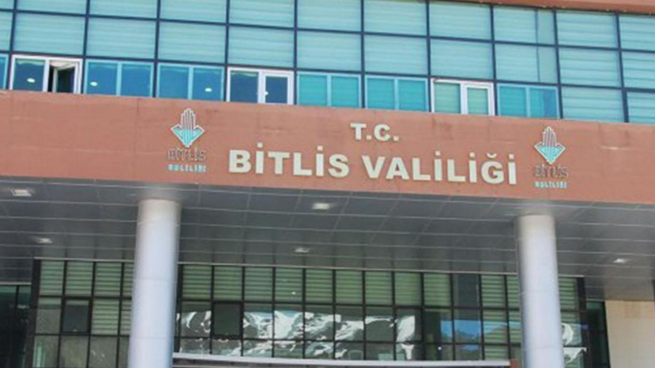 Bitlis'te toplantı ve gösteri yürüyüşleri 15 gün süreyle izne bağlandı