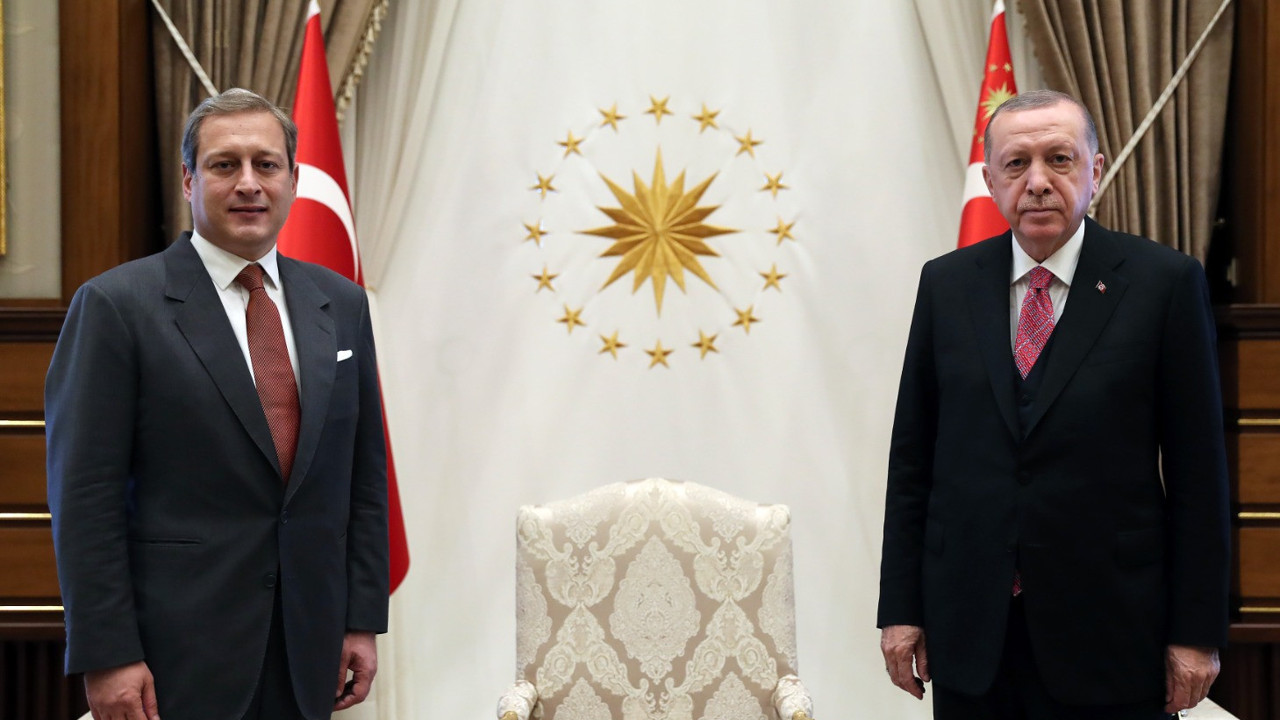 Cumhurbaşkanı Erdoğan Burak Elmas ile görüştü