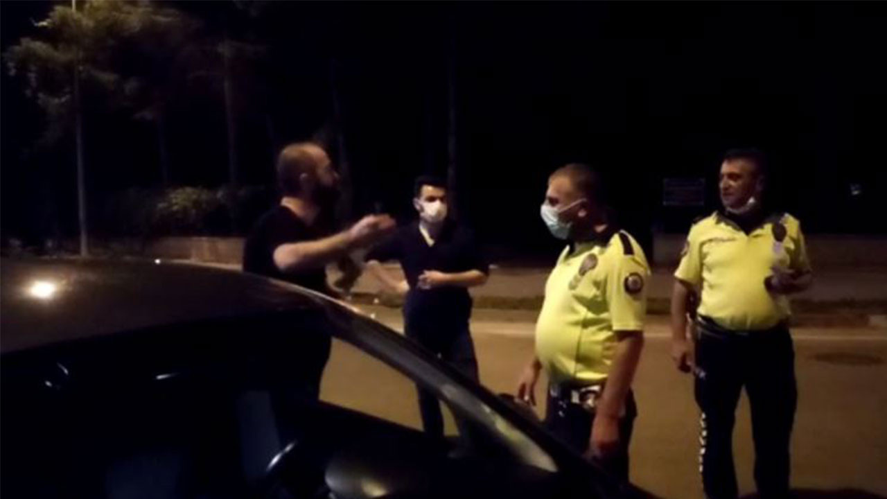 Polise yakalanan alkollü sürücü: Yakaladınız çok güzel oldu