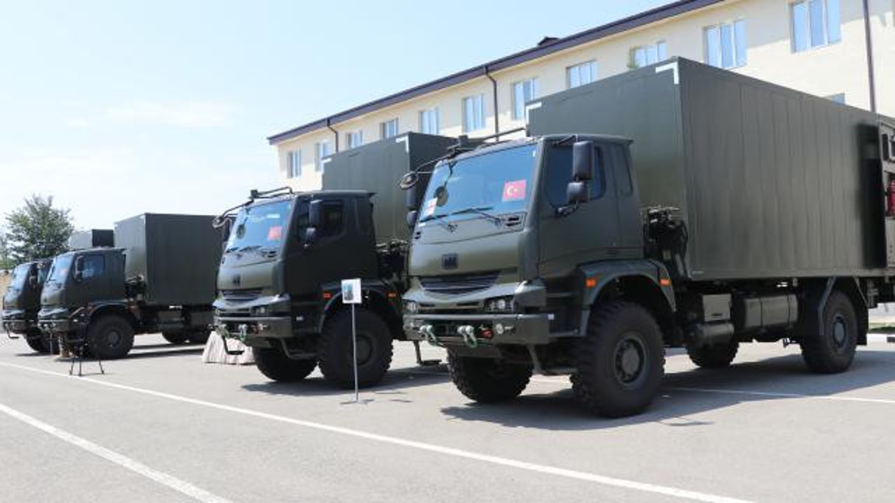 Türkiye'den Gürcistan ordusuna araç desteği