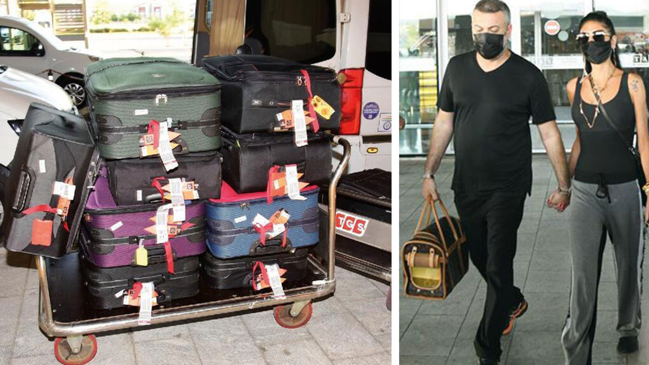 İstanbul sosyetesinin ünlü ismi 46 bavulla Bodrum'a geldi