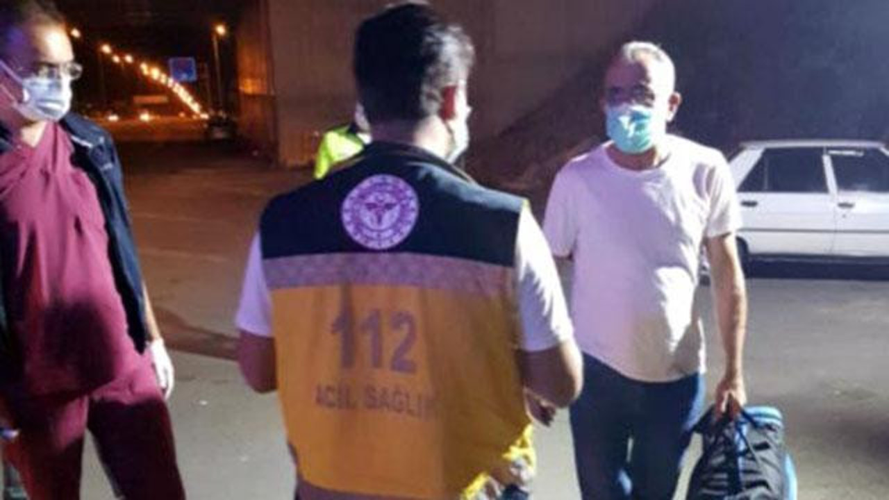 Test sonucu pozitif olan kişi şehirlerarası otobüste yakalandı