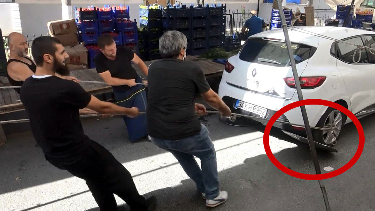 Pazarda esnafın tepsiyle imtihanı