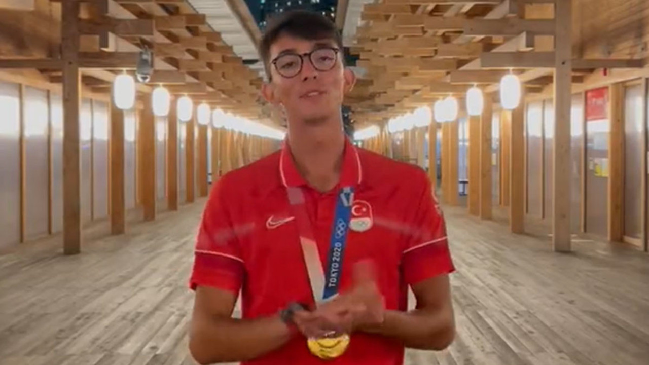 Altın çocuk Mete Gazoz: ''Ülkeme bu gururu yaşattığım için çok mutluyum''