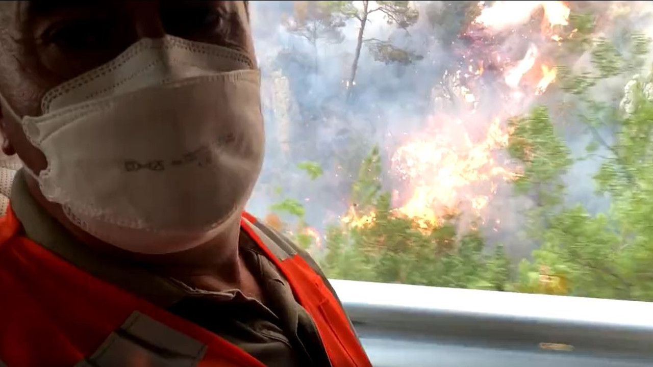 Bodrum Belediye Başkanı korkunç görüntüleri paylaştı. Burada cehennemi yaşıyoruz