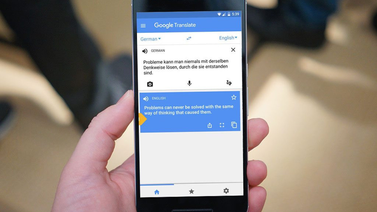 Google Translate uygulamasının arayüzü yenileniyor