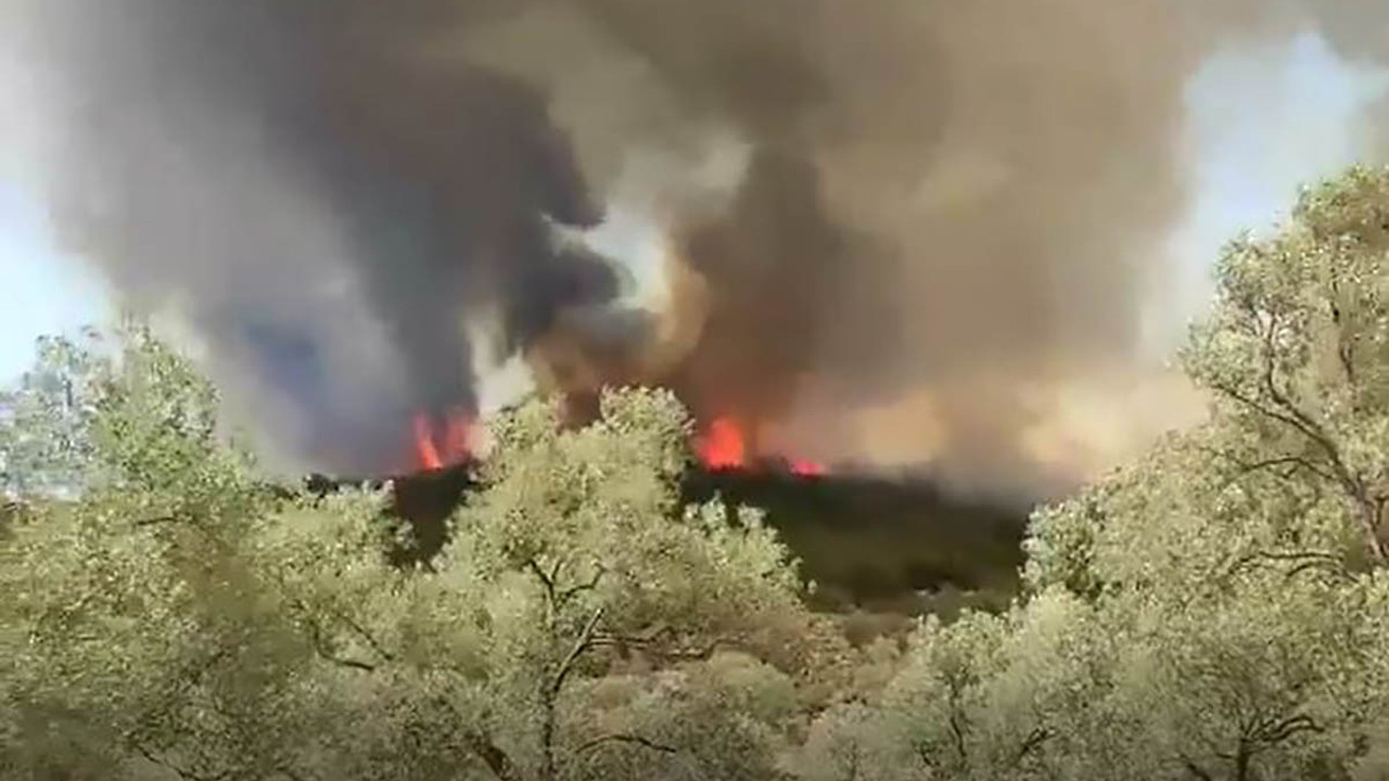 Kıyıkışlacık’ta alevler yeniden yükseldi