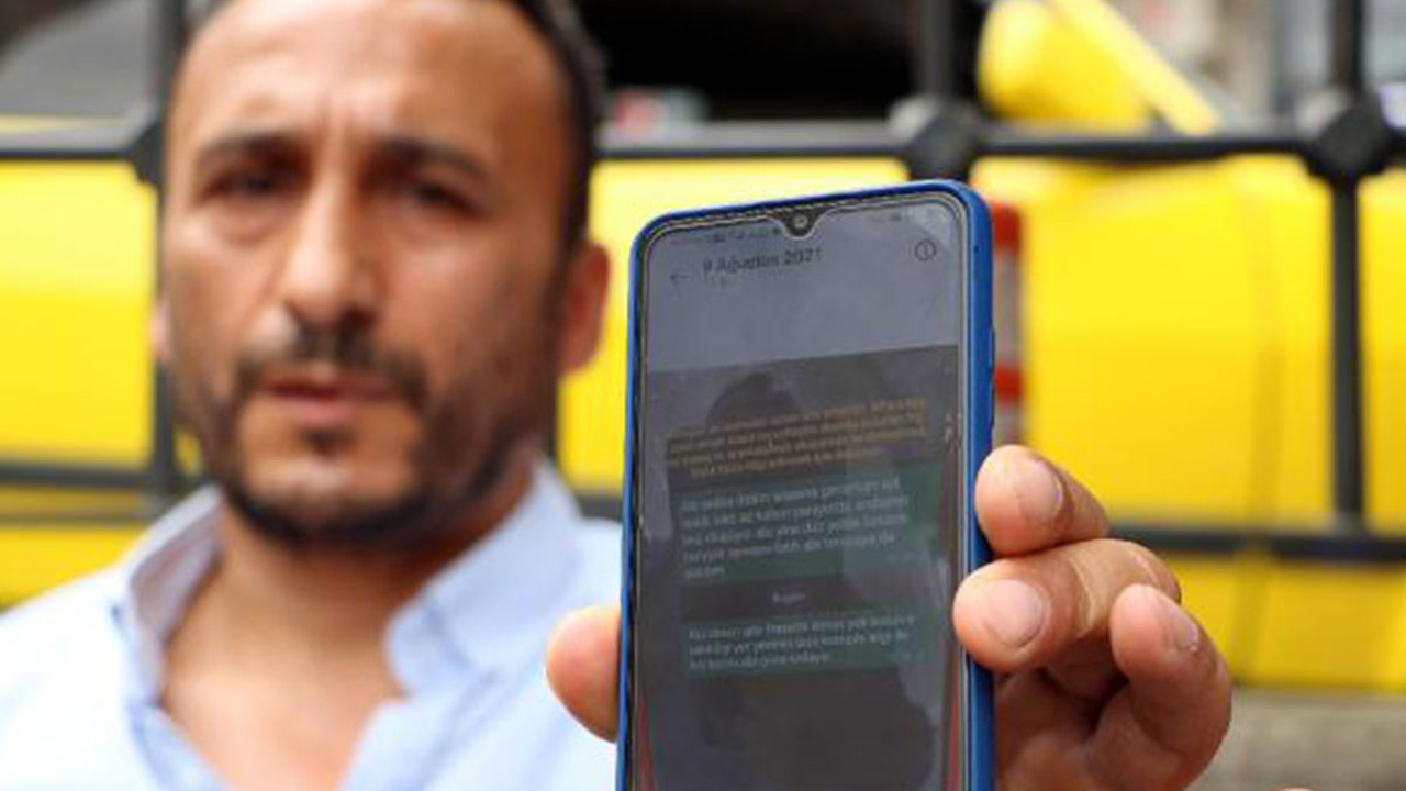 Feci kazanın altından şoföre yapılan zulüm çıktı