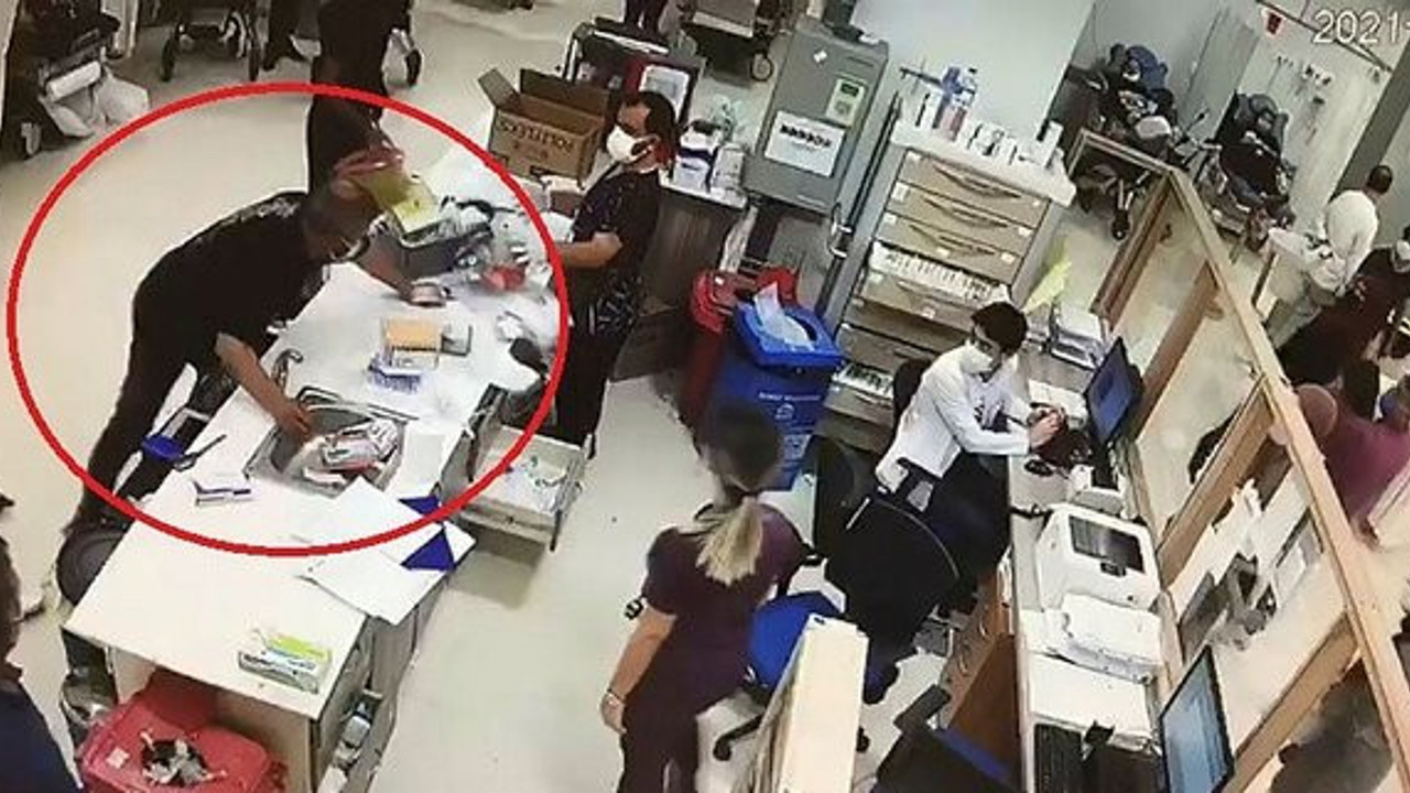 Sağlık çalışanlarının üzerine yürüyüp ortalığı dağıttı