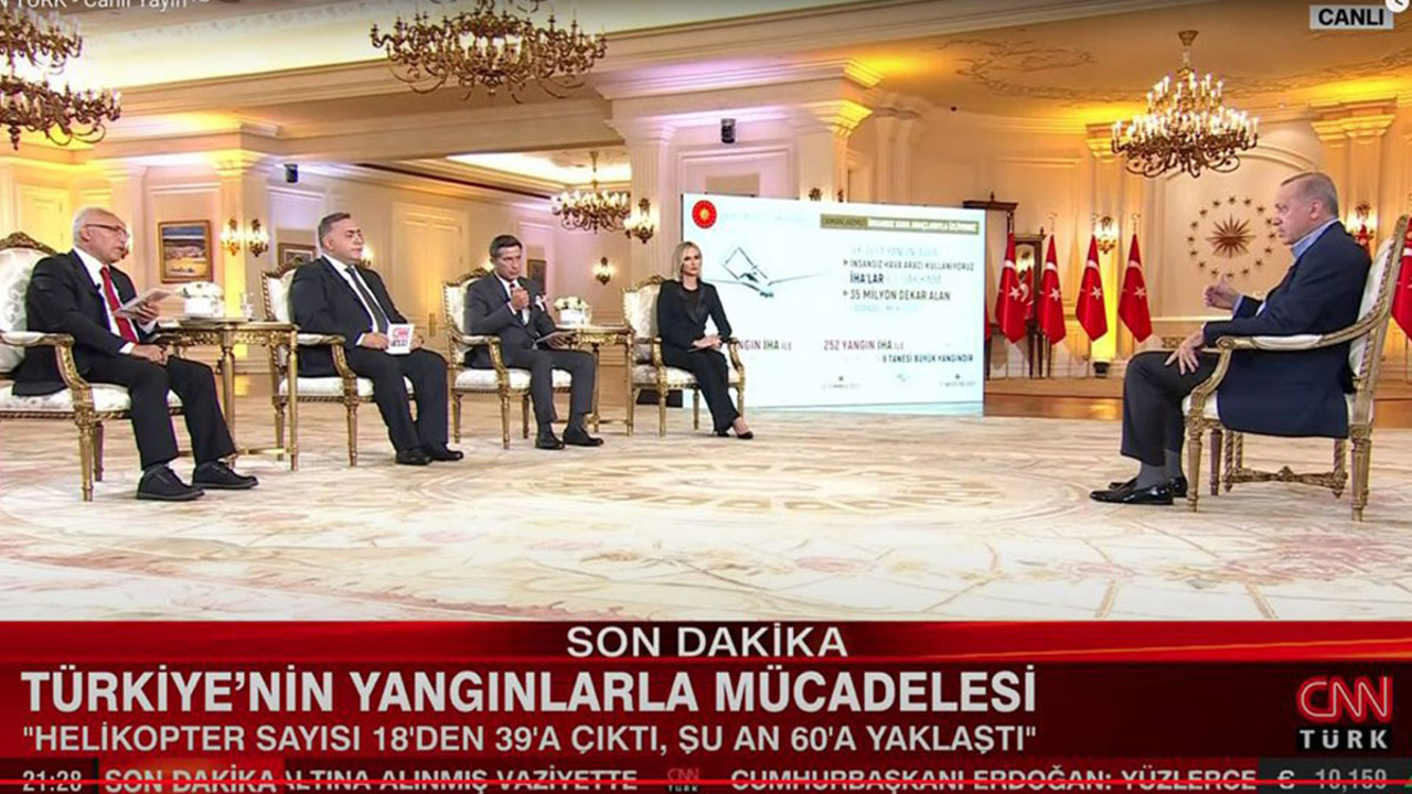 Erdoğan önceden hazırlanan sorulara prompterdan mı cevap veriyor