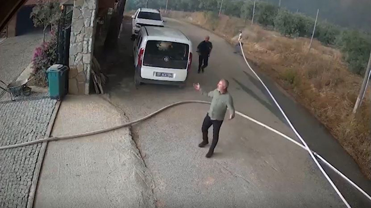 “Yangında belediye araçları malikaneni koruyordu” demişlerdi! Manavgat Belediye Başkanı evindeki kamera görüntülerini paylaştı