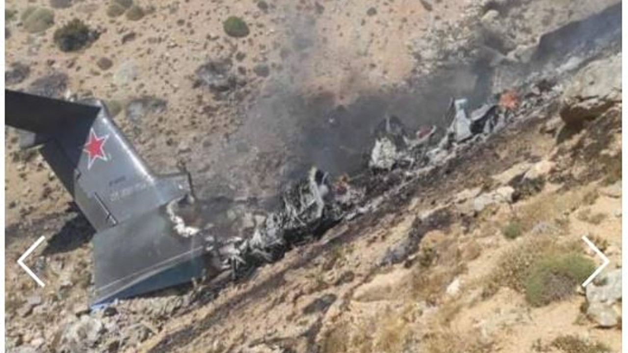 Kahramanmaraş'ta düşen uçağın Rus Deniz Kuvvetlerine ait olduğu ortaya çıktı