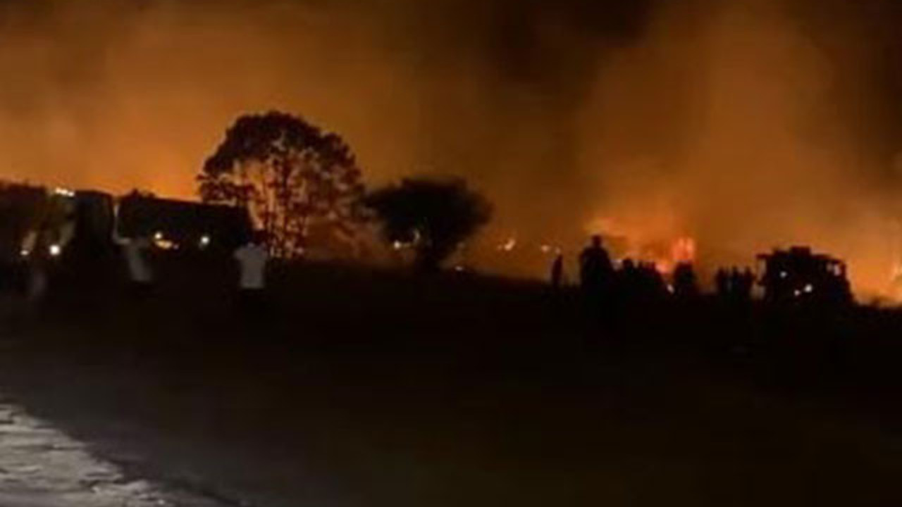 Didim'de 5 dönüm makilik alan yandı