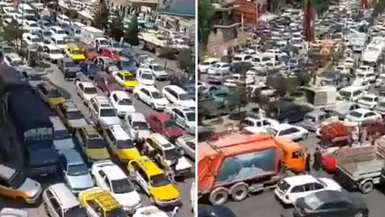 Arabasına atlayan yola düştü. Büyük kaçış başladı