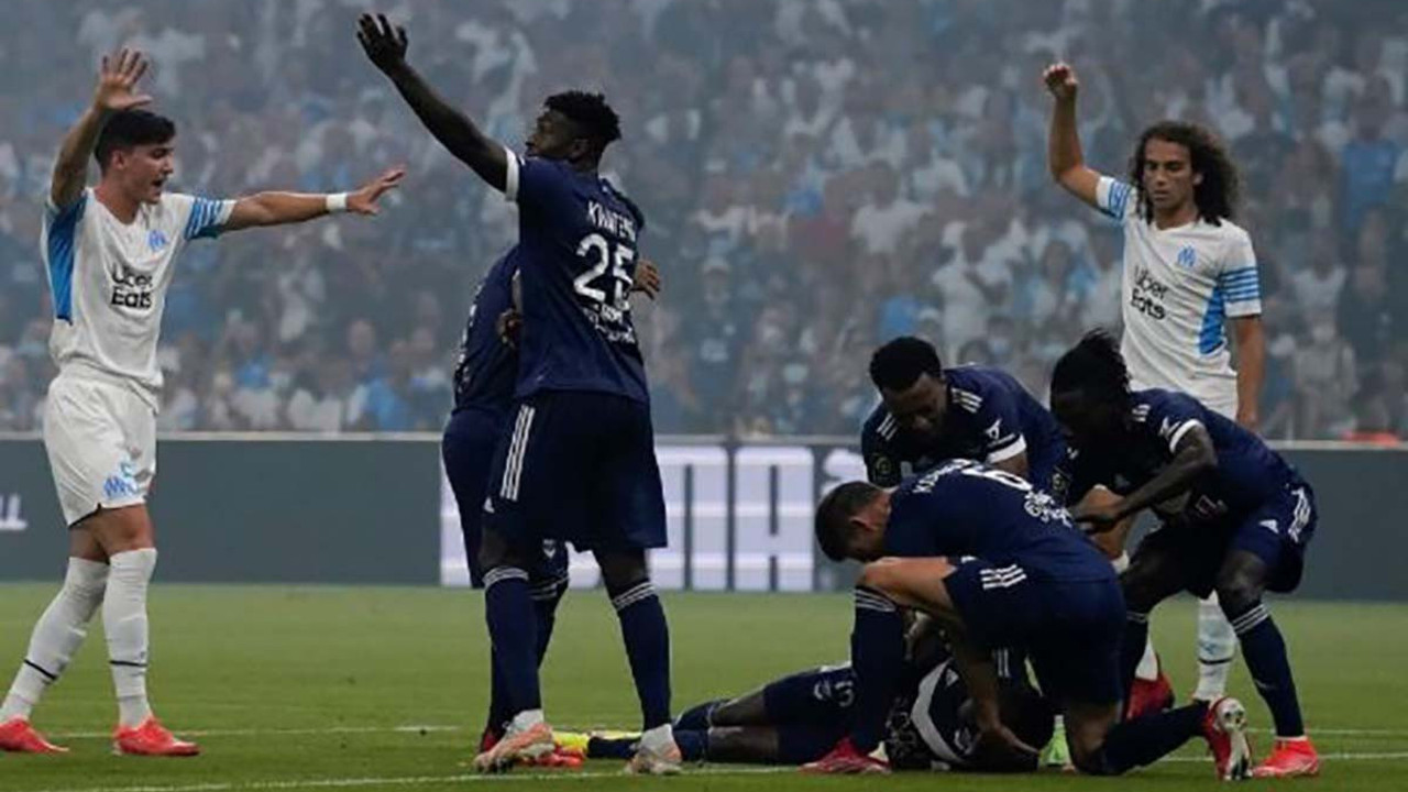 Fransa ligi maçında korkutan anlar