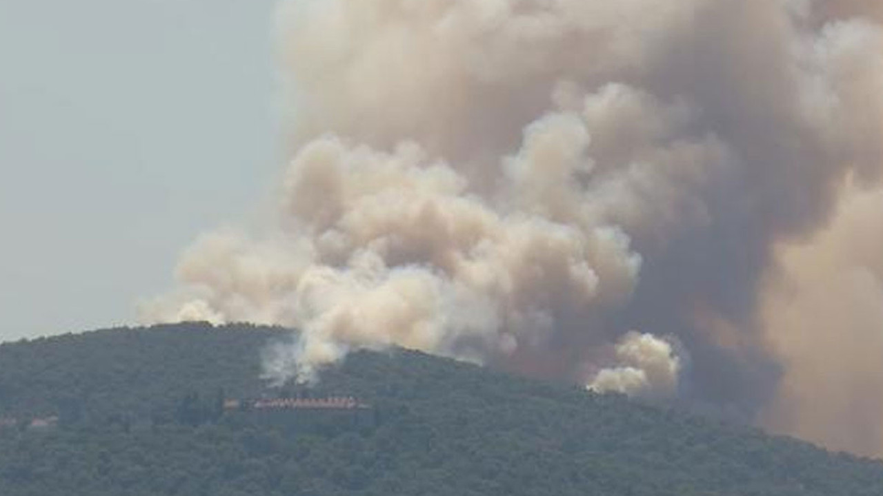 Heybeliada'daki yangın kontrol altına alındı