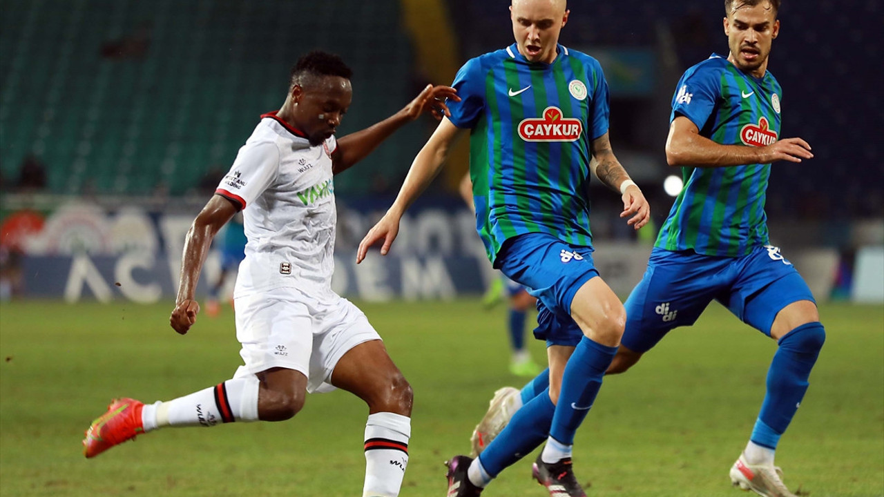 Rizespor Karagümrük maçında gol sesi çıkmadı