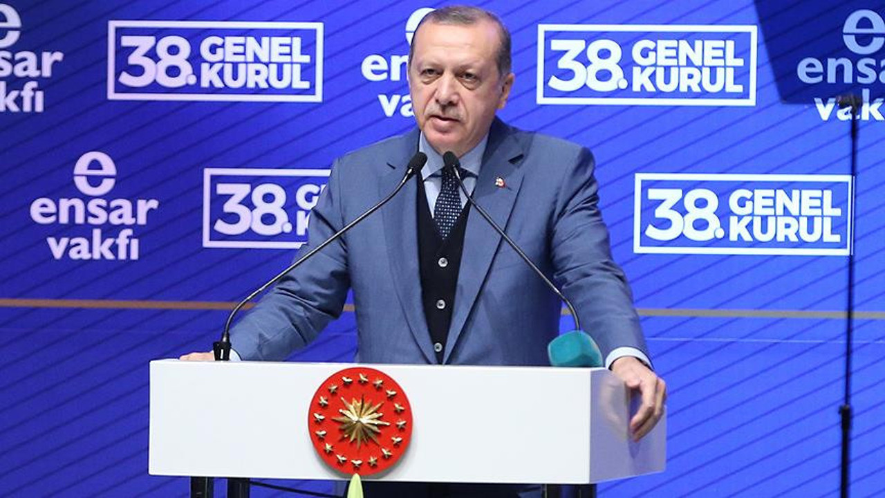 Erdoğan'dan Ensar Vakfı'na bir kıyak daha