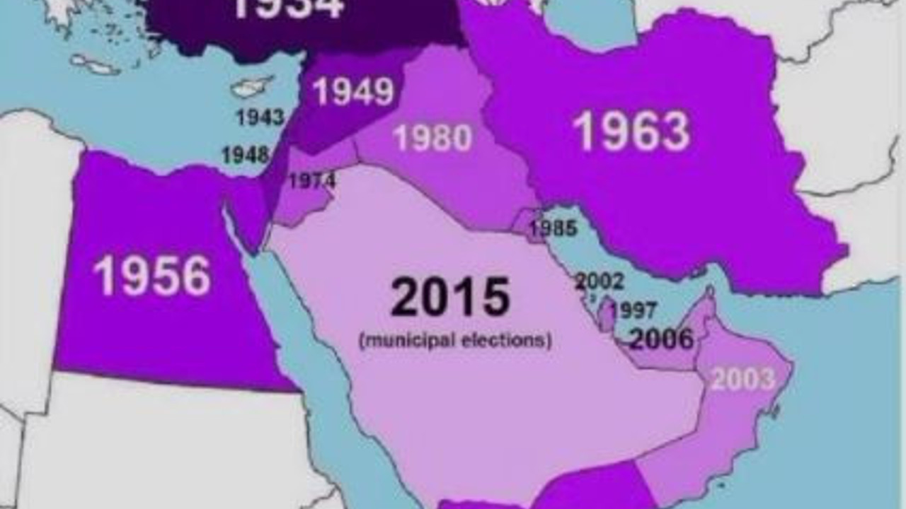 Bu haritadan en çok Türk kadınları ders çıkarmalı