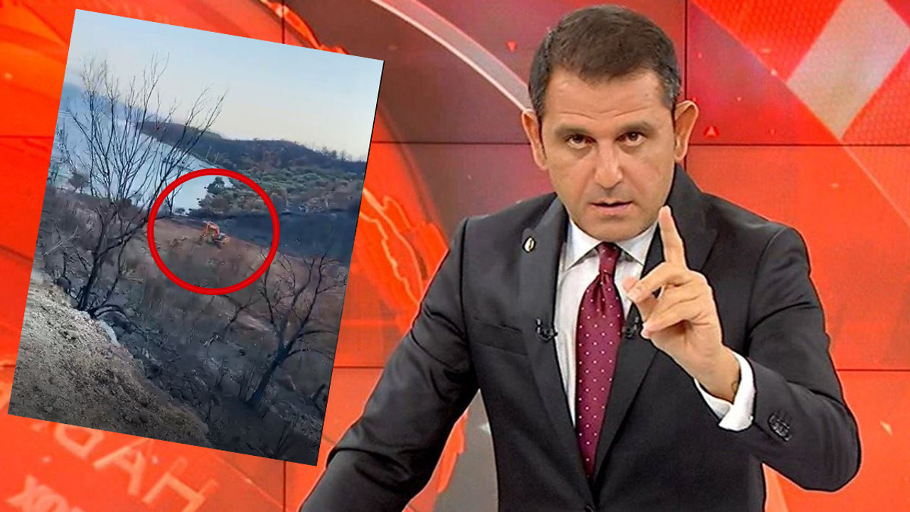 Fatih Portakal yakalamıştı jet yanıt geldi. Yanan ünlü koydaki iş makinesinin sırrı belli oldu