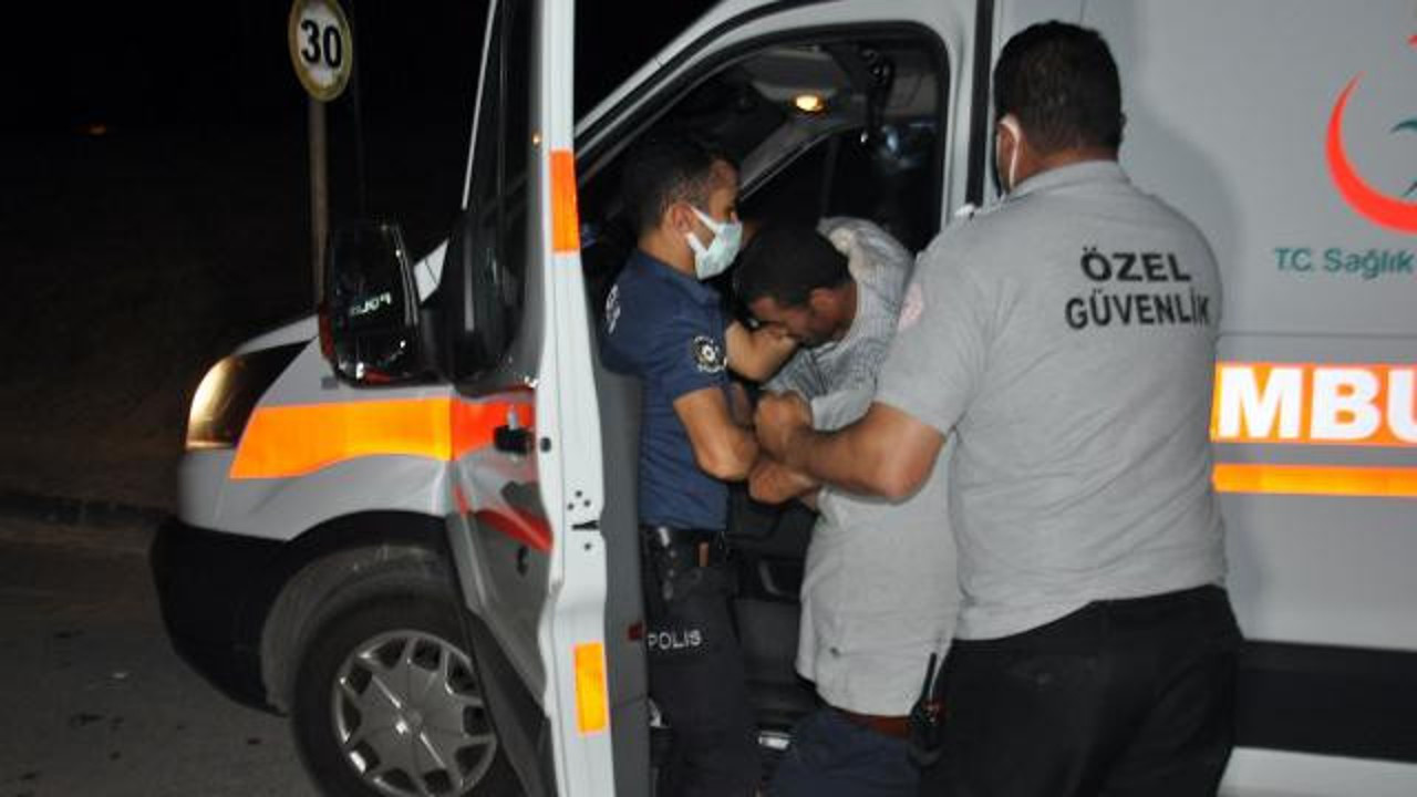 Tedavi için gitti ambulans kaçırdı