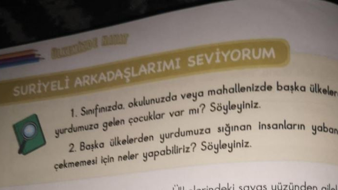 Andımızı kaldıranlar Suriyeli propagandasını ilkokula kadar indirdi