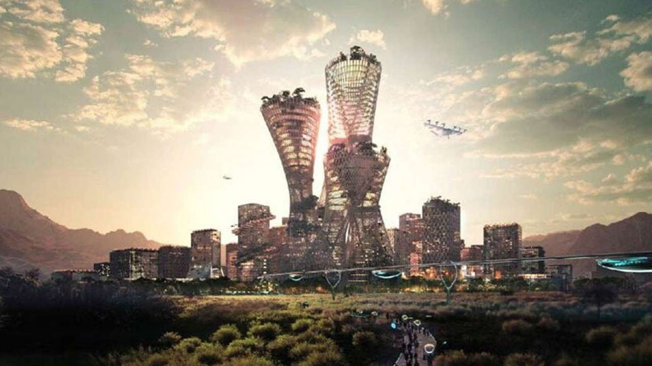 Çölün ortasına 400 milyar dolarlık vaha