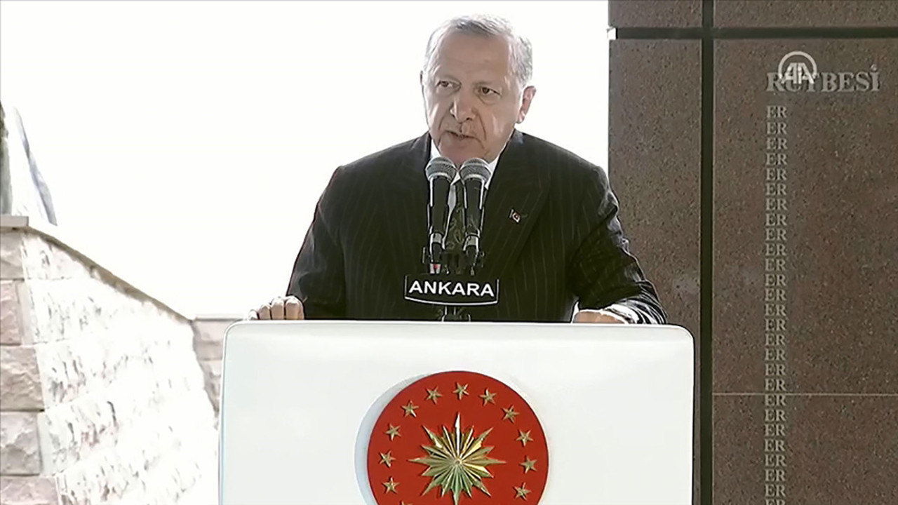 Erdoğan, Sakarya Zaferi'nin 100. yıl programında konuştu