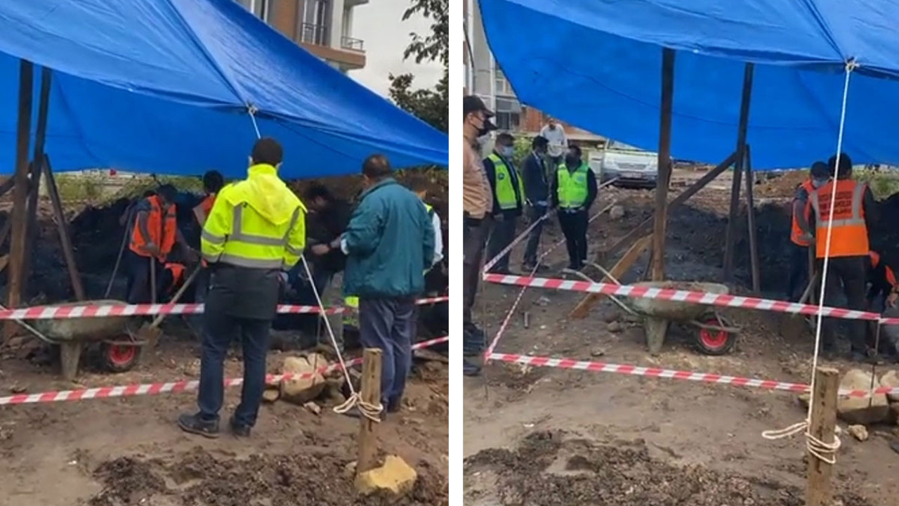 Ordu'da yol çalışmasında kepçe büyük serveti buldu