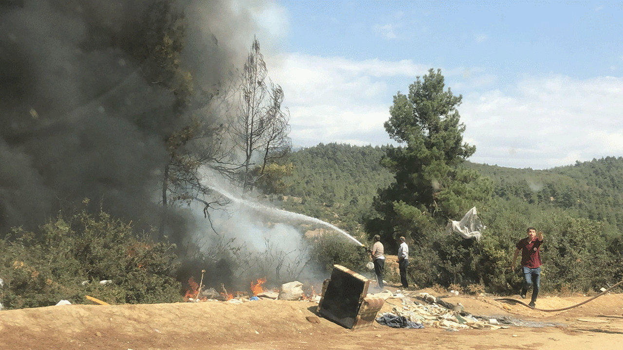 Bursa'da art arda yangın