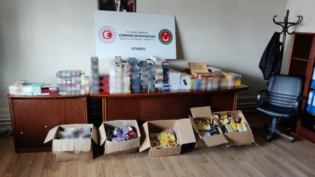 İstanbul'da ele geçirildi. Tam 1 milyon lira değerinde