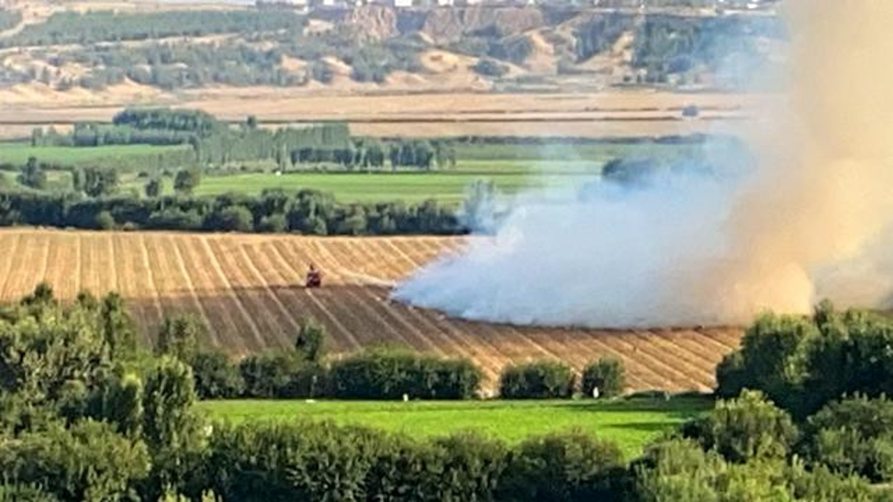 Hevsel Bahçeleri'nde yangın