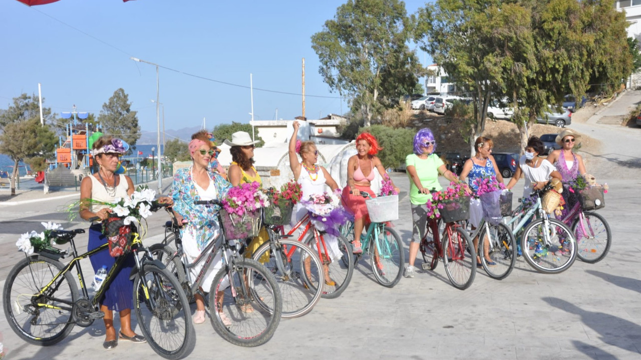 Süslü Kadınlar Bisiklet Turu'ndan mesaj var