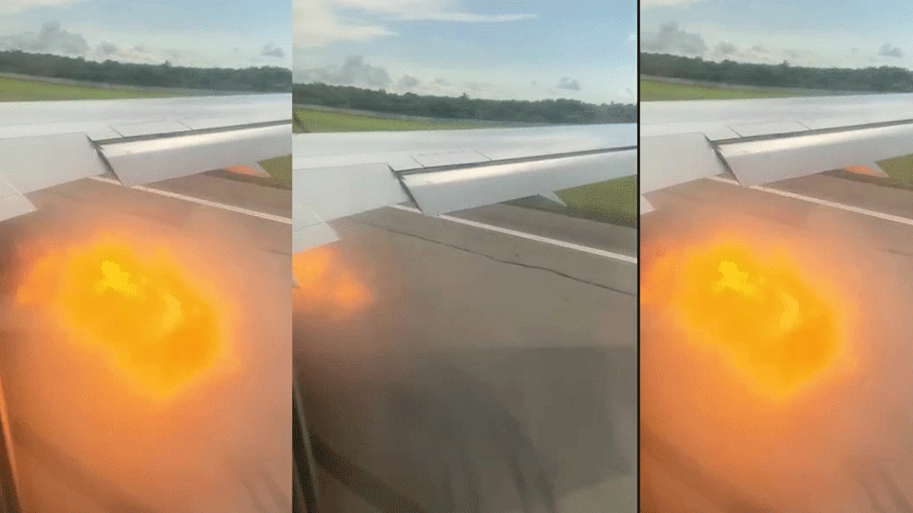 Yolcu uçağı faciadan döndü